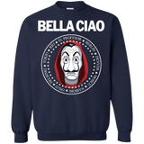 Sweatshirts Navy / S Bella Ciao Crewneck Sweatshirt