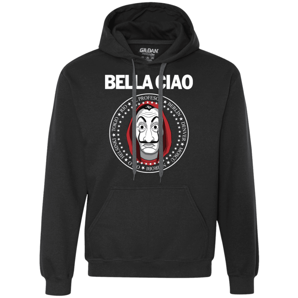 Sweatshirts Black / S Bella Ciao Premium Fleece Hoodie