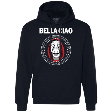 Sweatshirts Navy / S Bella Ciao Premium Fleece Hoodie