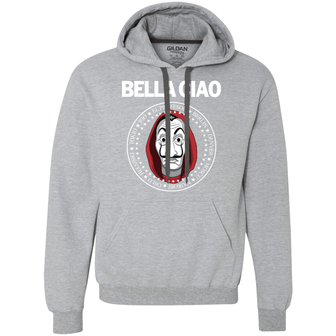 Sweatshirts Sport Grey / S Bella Ciao Premium Fleece Hoodie