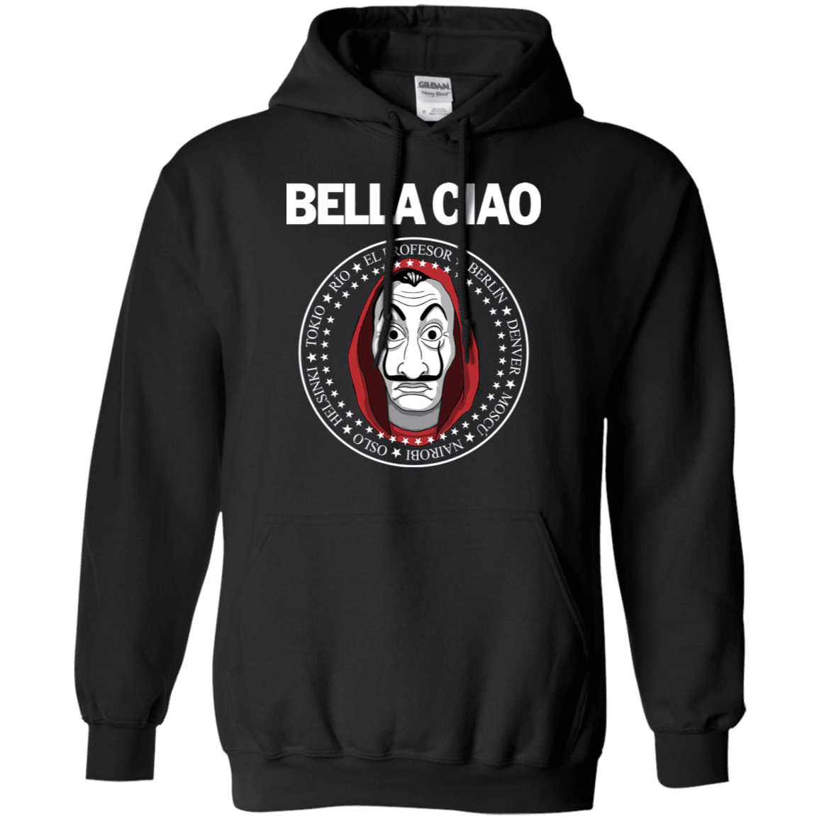 Sweatshirts Black / S Bella Ciao Pullover Hoodie