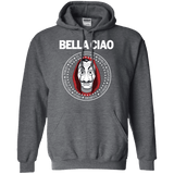 Sweatshirts Dark Heather / S Bella Ciao Pullover Hoodie