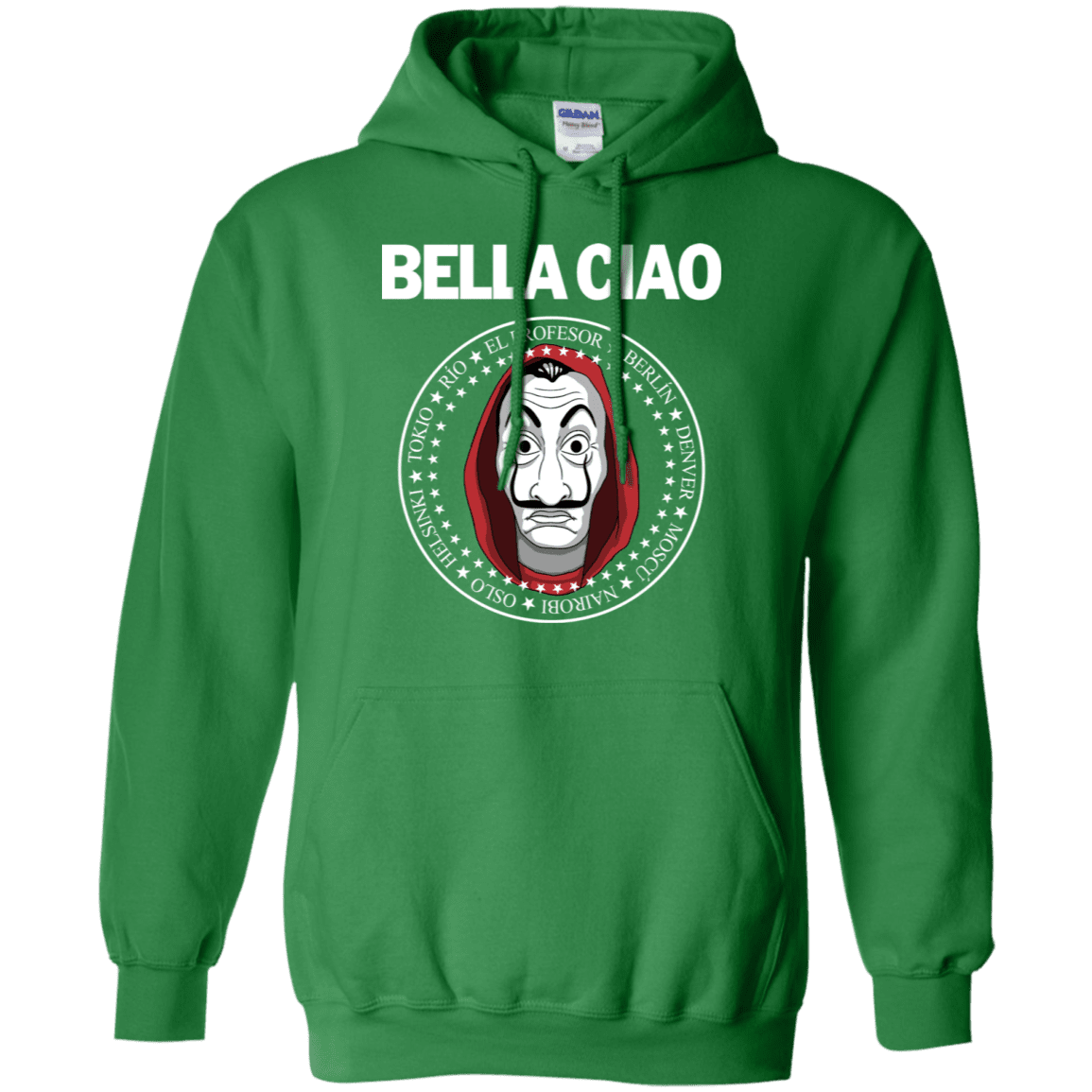 Sweatshirts Irish Green / S Bella Ciao Pullover Hoodie