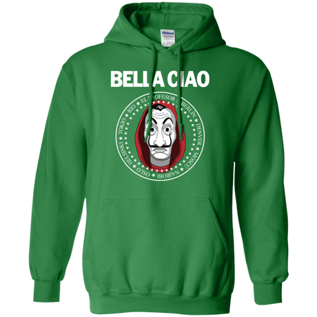 Sweatshirts Irish Green / S Bella Ciao Pullover Hoodie