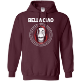 Sweatshirts Maroon / S Bella Ciao Pullover Hoodie