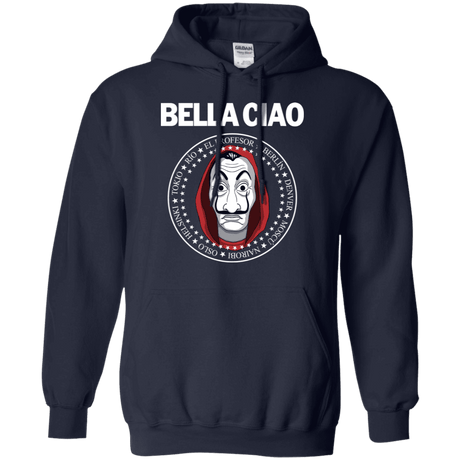 Sweatshirts Navy / S Bella Ciao Pullover Hoodie