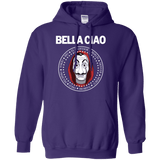 Sweatshirts Purple / S Bella Ciao Pullover Hoodie