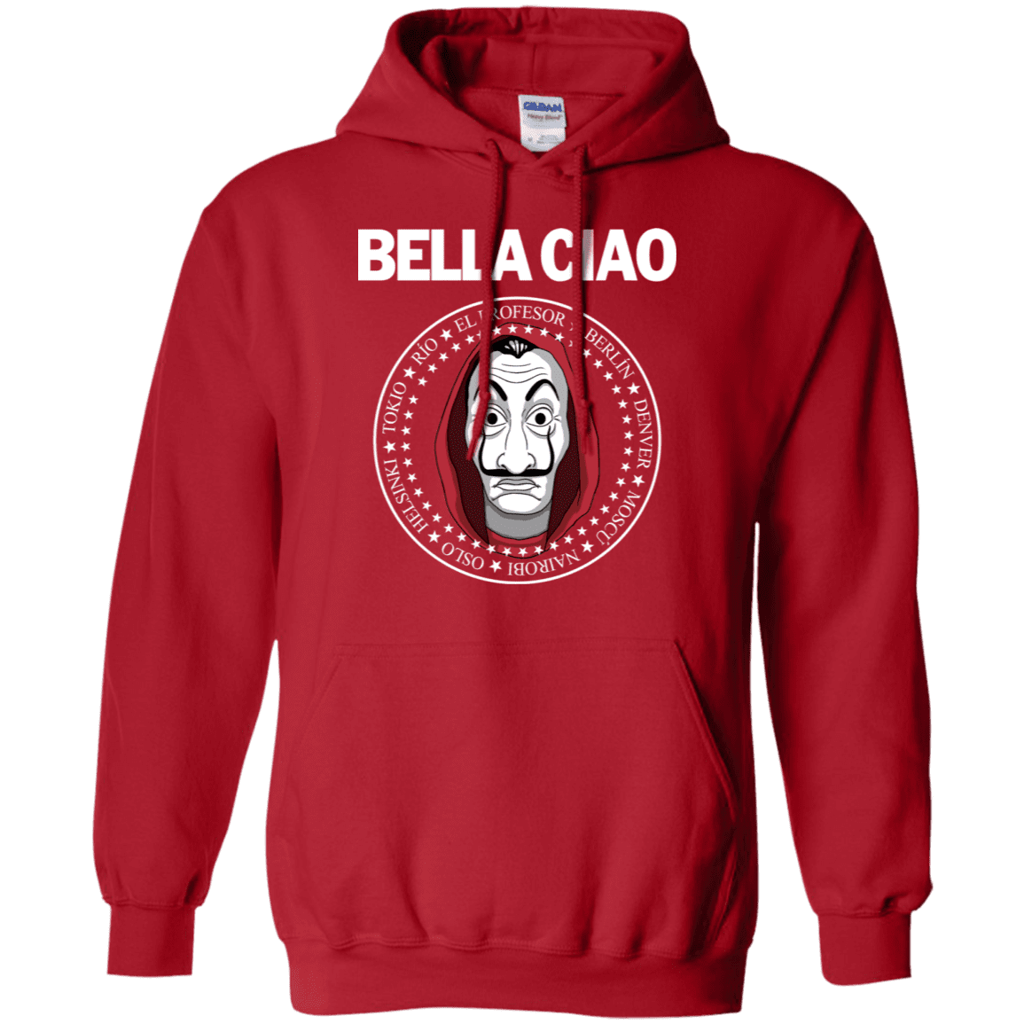 Sweatshirts Red / S Bella Ciao Pullover Hoodie