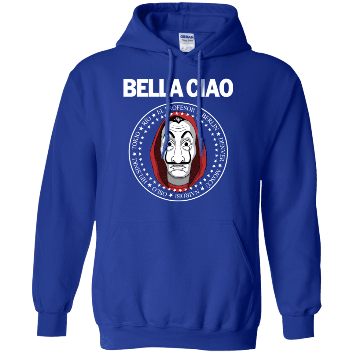 Sweatshirts Royal / S Bella Ciao Pullover Hoodie