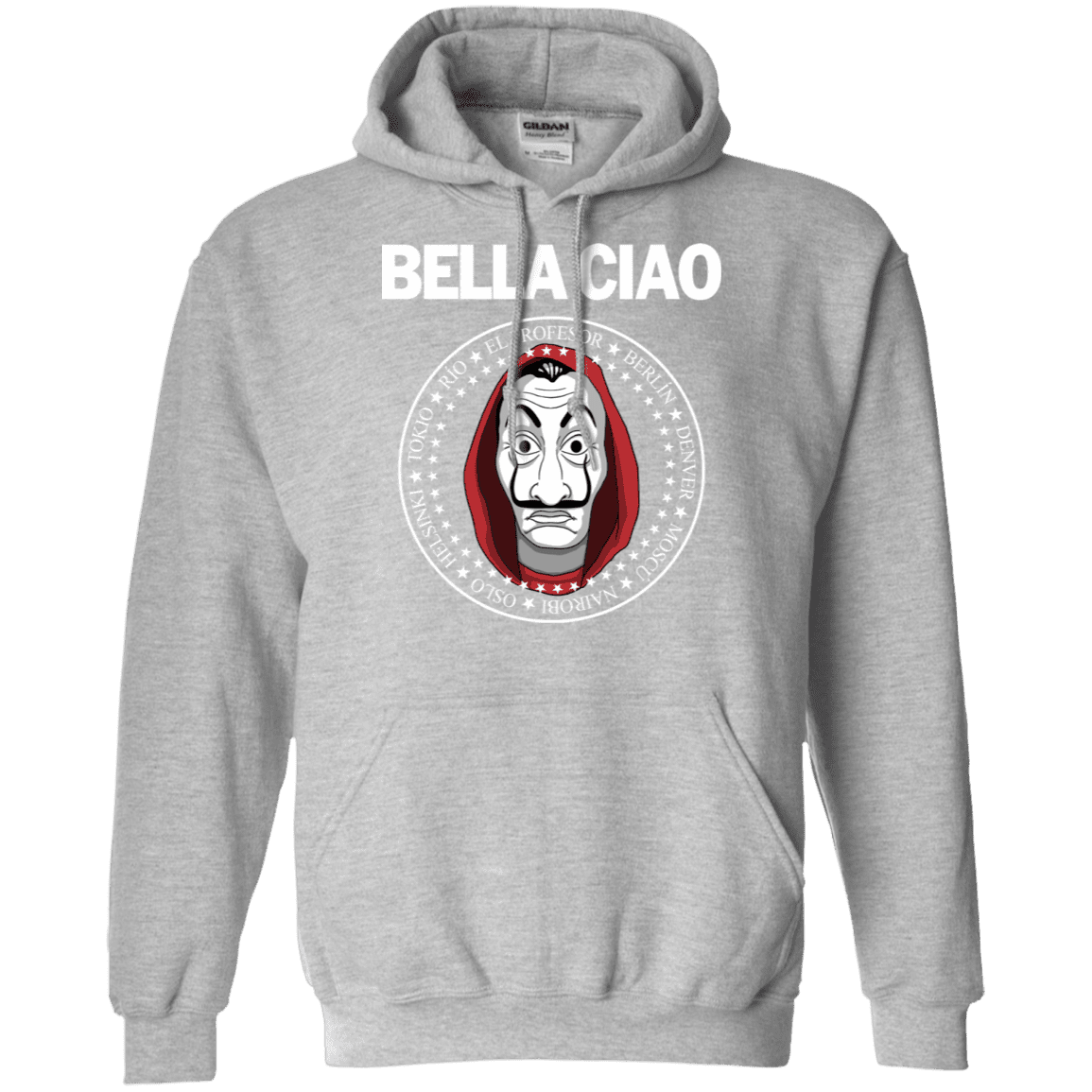 Sweatshirts Sport Grey / S Bella Ciao Pullover Hoodie