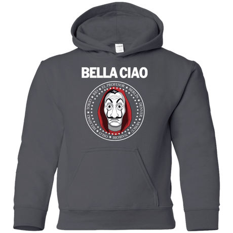 Sweatshirts Charcoal / YS Bella Ciao Youth Hoodie