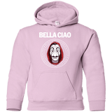 Sweatshirts Light Pink / YS Bella Ciao Youth Hoodie