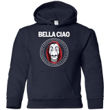 Sweatshirts Navy / YS Bella Ciao Youth Hoodie