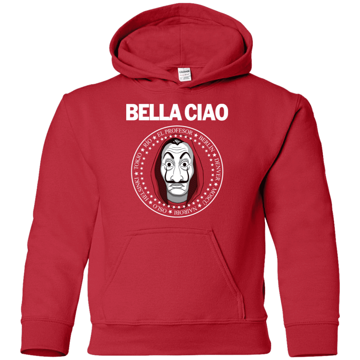 Sweatshirts Red / YS Bella Ciao Youth Hoodie