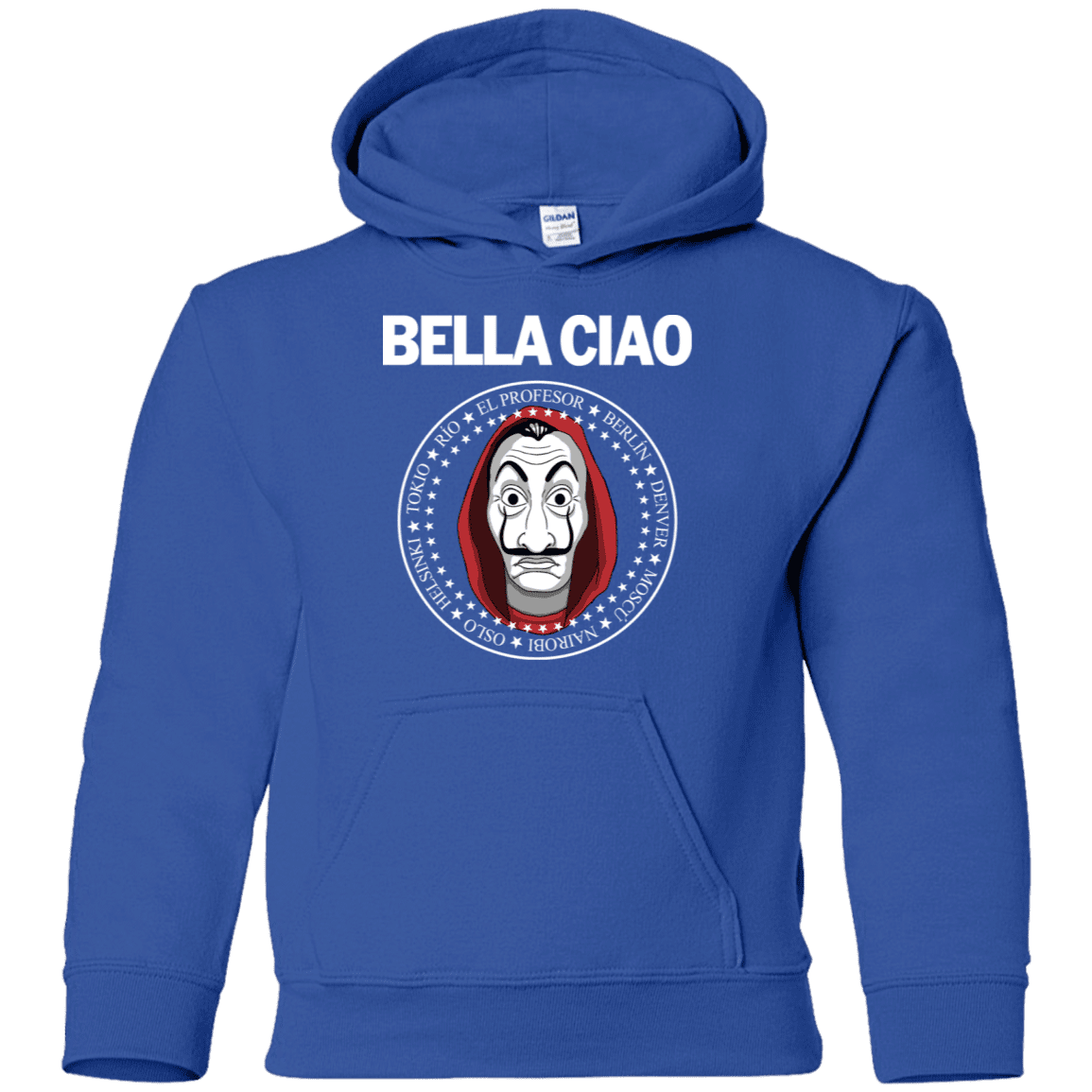 Sweatshirts Royal / YS Bella Ciao Youth Hoodie