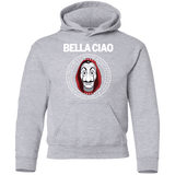 Sweatshirts Sport Grey / YS Bella Ciao Youth Hoodie