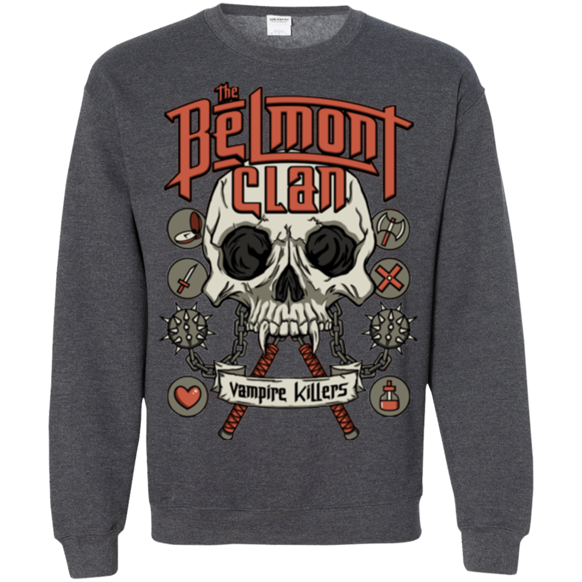 Sweatshirts Dark Heather / Small Belmont Clan Crewneck Sweatshirt