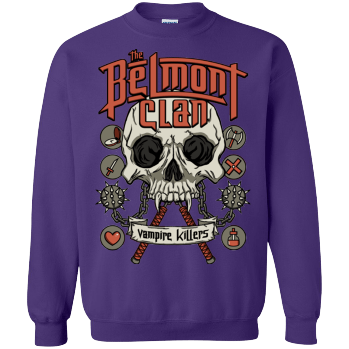 Sweatshirts Purple / Small Belmont Clan Crewneck Sweatshirt