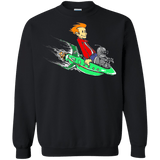 Sweatshirts Black / Small Bender and Fry Crewneck Sweatshirt
