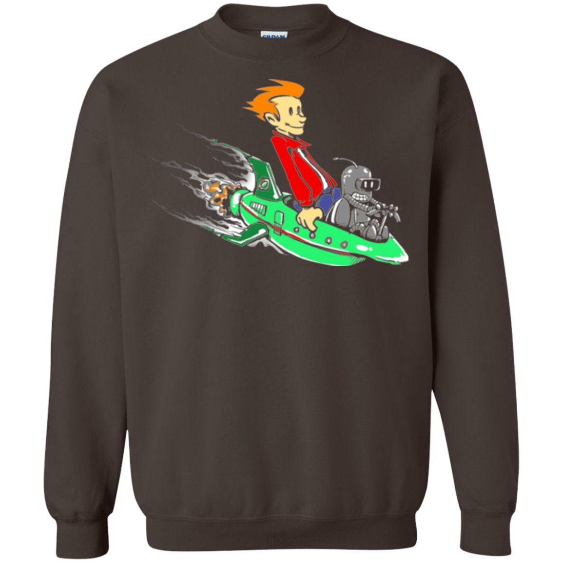 Sweatshirts Dark Chocolate / Small Bender and Fry Crewneck Sweatshirt