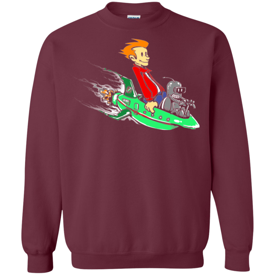 Sweatshirts Maroon / Small Bender and Fry Crewneck Sweatshirt