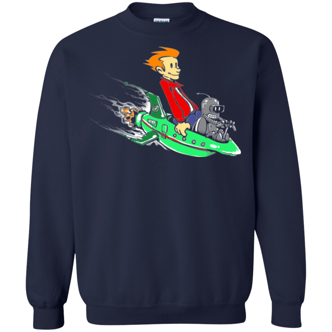 Sweatshirts Navy / Small Bender and Fry Crewneck Sweatshirt