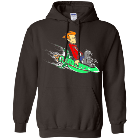 Sweatshirts Dark Chocolate / Small Bender and Fry Pullover Hoodie