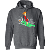 Sweatshirts Dark Heather / Small Bender and Fry Pullover Hoodie