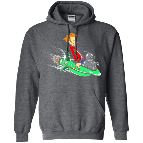 Sweatshirts Dark Heather / Small Bender and Fry Pullover Hoodie