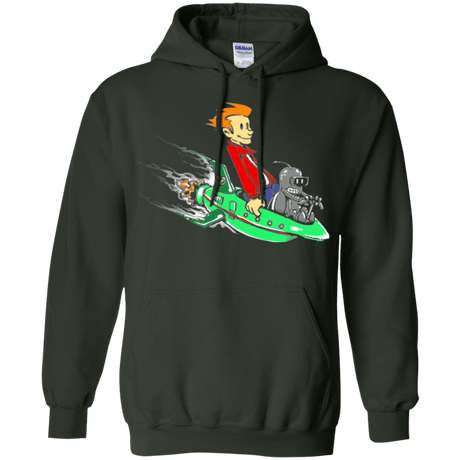 Sweatshirts Forest Green / Small Bender and Fry Pullover Hoodie