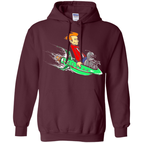 Sweatshirts Maroon / Small Bender and Fry Pullover Hoodie