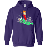 Sweatshirts Purple / Small Bender and Fry Pullover Hoodie