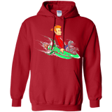Sweatshirts Red / Small Bender and Fry Pullover Hoodie