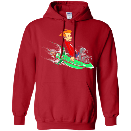 Sweatshirts Red / Small Bender and Fry Pullover Hoodie
