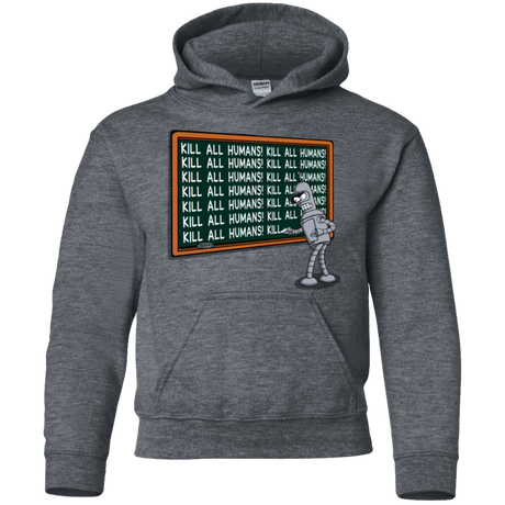 Sweatshirts Dark Heather / YS Bender Detention Youth Hoodie