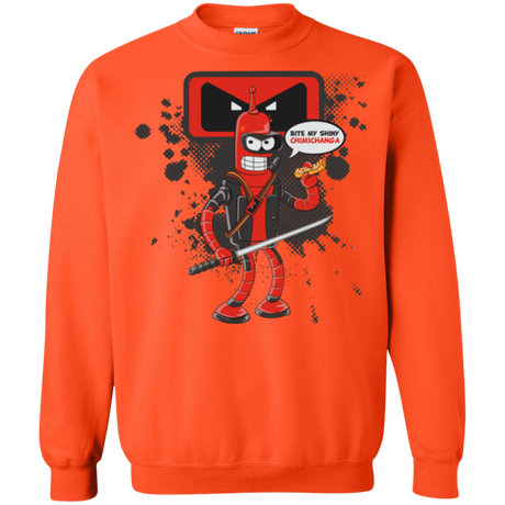 Sweatshirts Orange / Small Bending The Fourth Wall Crewneck Sweatshirt