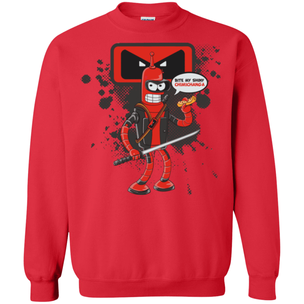 Sweatshirts Red / Small Bending The Fourth Wall Crewneck Sweatshirt