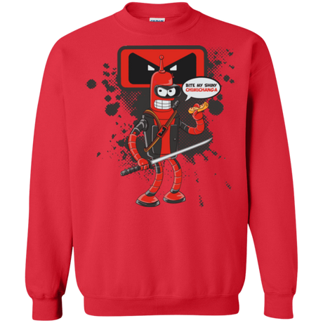 Sweatshirts Red / Small Bending The Fourth Wall Crewneck Sweatshirt