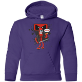 Sweatshirts Purple / YS Bending The Fourth Wall Youth Hoodie