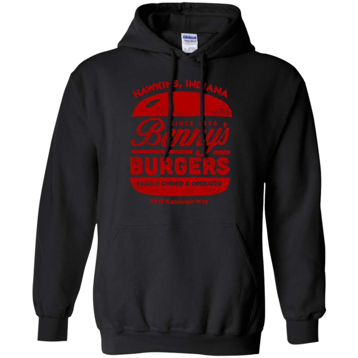 Sweatshirts Black / Small Benny's Burgers Pullover Hoodie