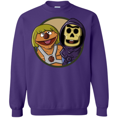 Sweatshirts Purple / S Bert and Ernie Crewneck Sweatshirt