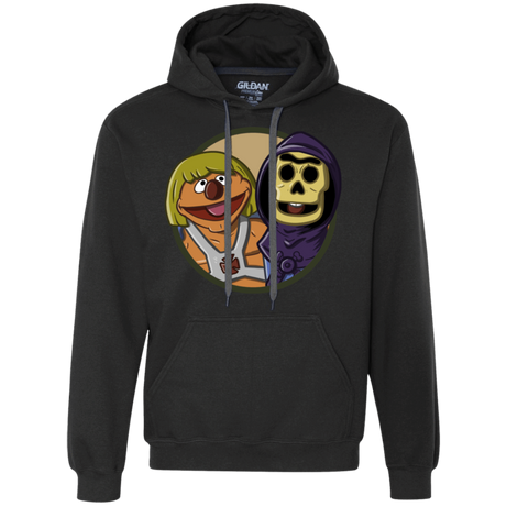 Sweatshirts Black / S Bert and Ernie Premium Fleece Hoodie