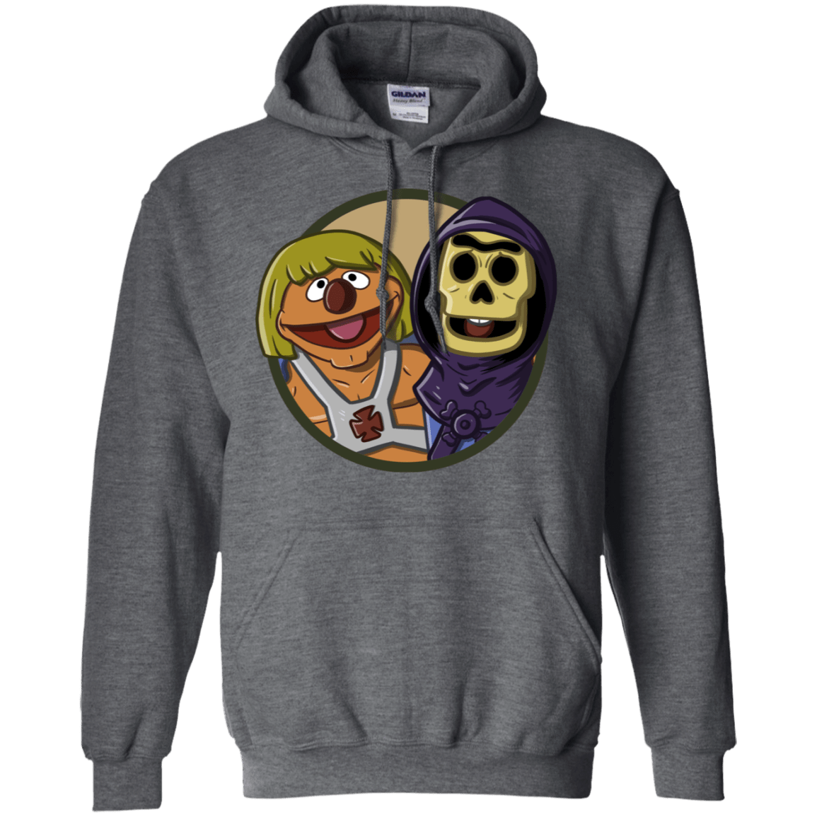 Sweatshirts Dark Heather / S Bert and Ernie Pullover Hoodie