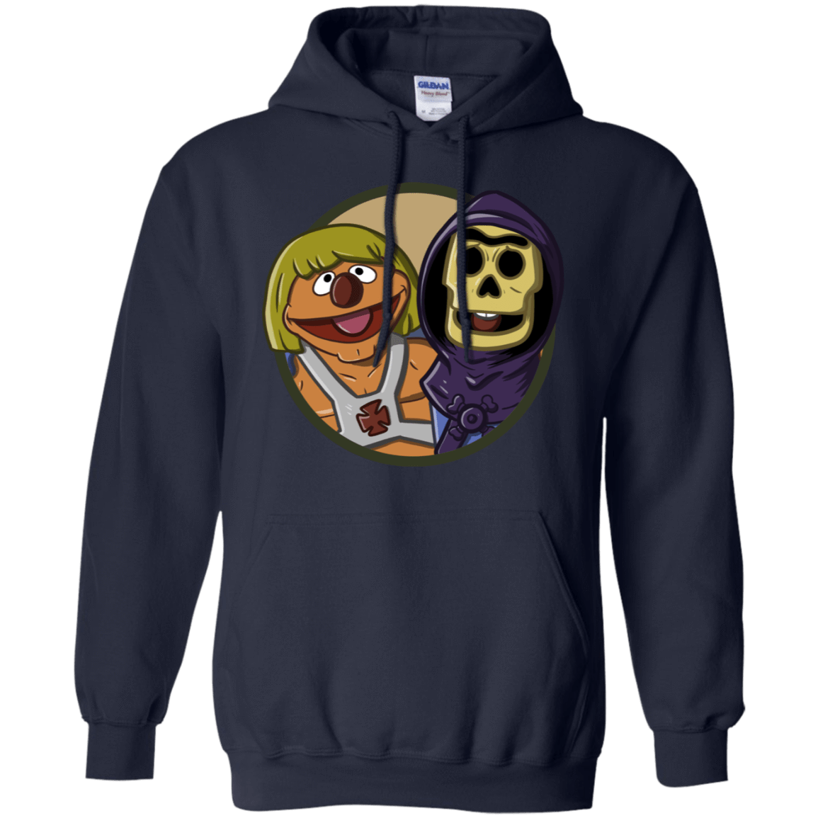 Sweatshirts Navy / S Bert and Ernie Pullover Hoodie