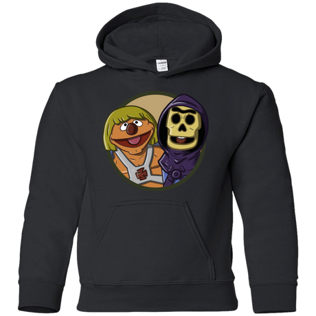 Sweatshirts Black / YS Bert and Ernie Youth Hoodie