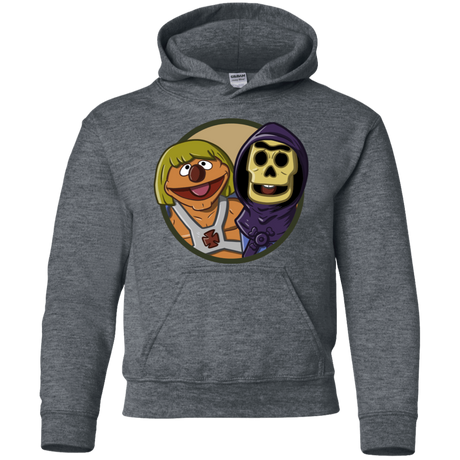 Sweatshirts Dark Heather / YS Bert and Ernie Youth Hoodie