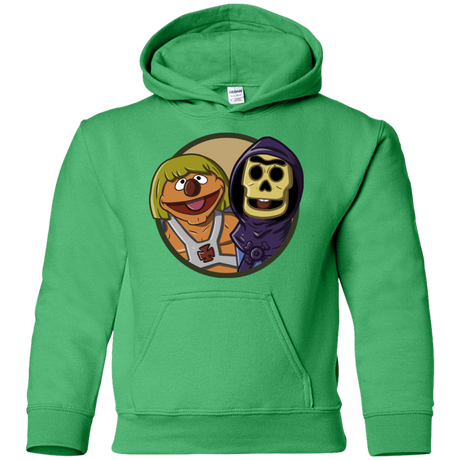 Sweatshirts Irish Green / YS Bert and Ernie Youth Hoodie