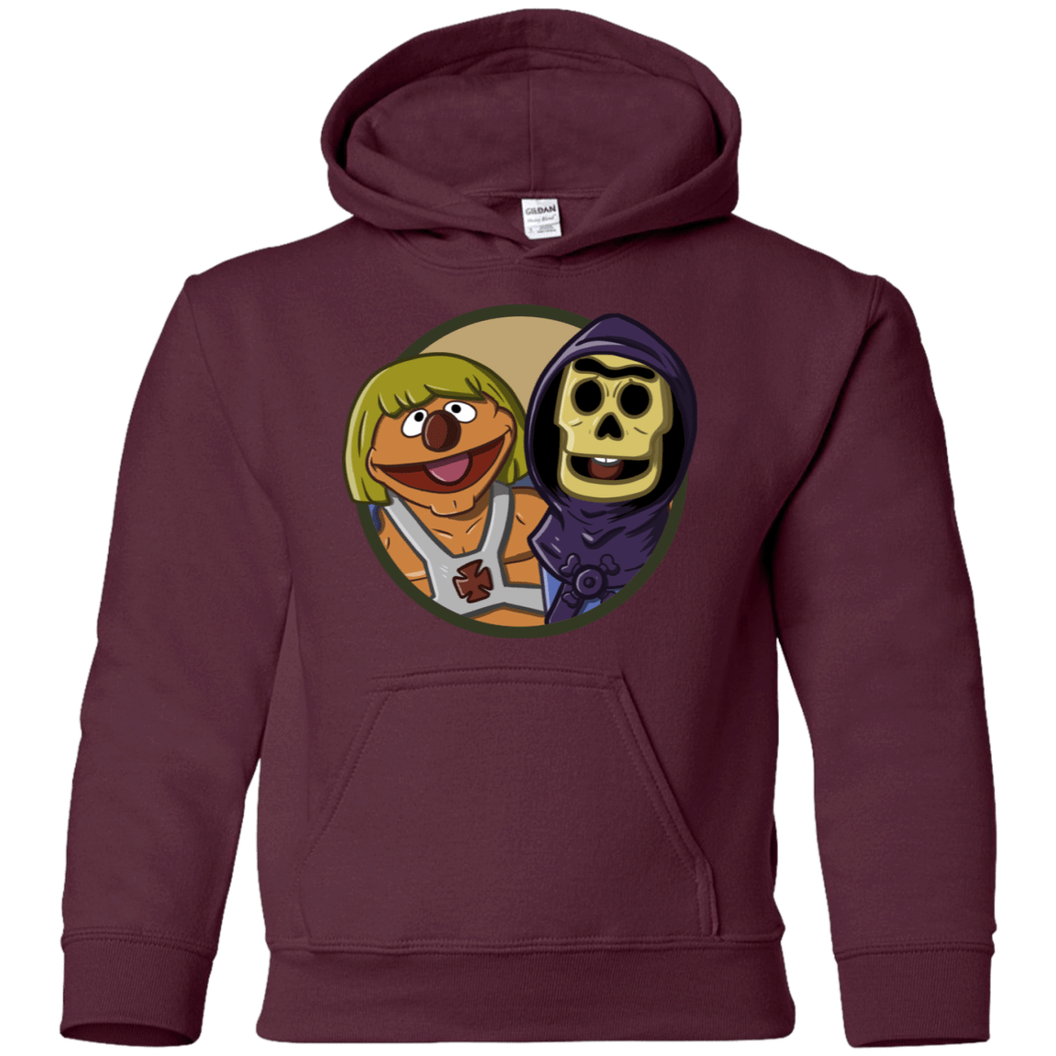 Sweatshirts Maroon / YS Bert and Ernie Youth Hoodie