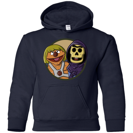 Sweatshirts Navy / YS Bert and Ernie Youth Hoodie