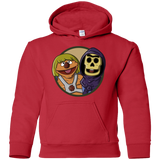Sweatshirts Red / YS Bert and Ernie Youth Hoodie